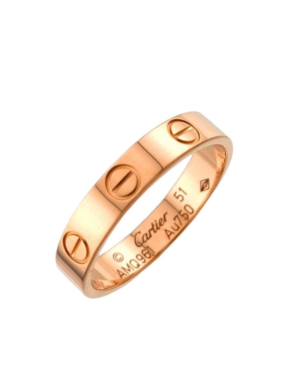 Cartier Mini Love 51 Ring 18k Pink Gold